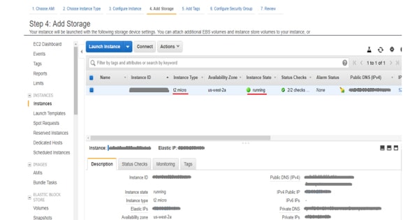 Учебное пособие по облачному серверу AWS Step7