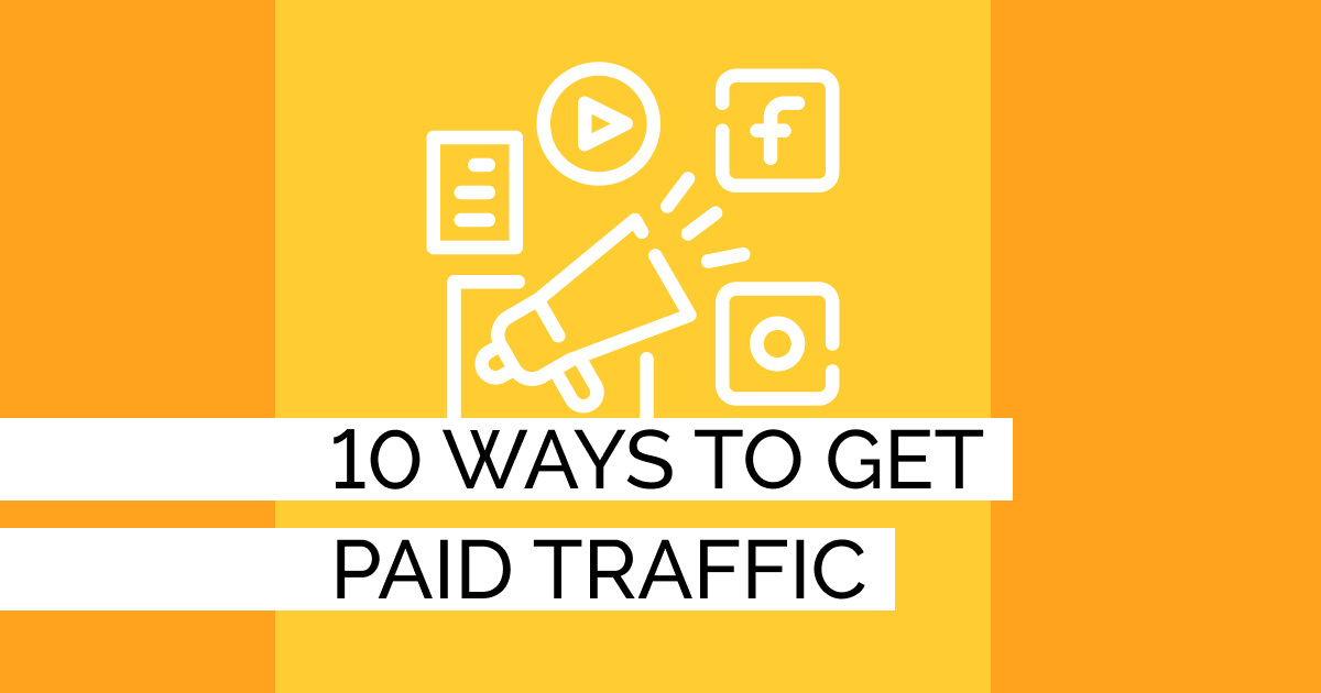Paid traffic sources for website and affiliate marketing