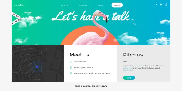 Brandaffair - Page Contactez-nous