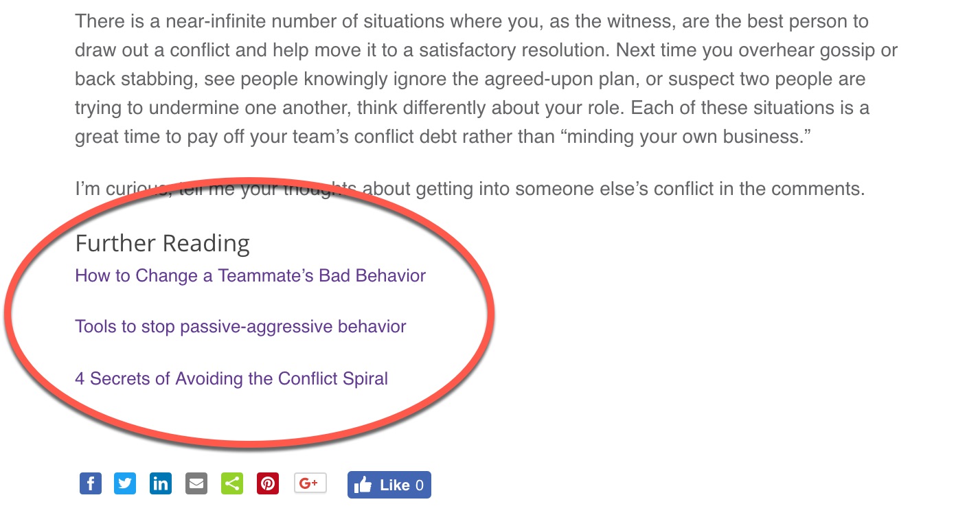 博客成功：包括进一步阅读