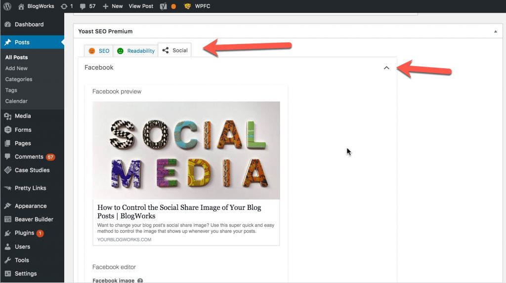 Как управлять изображением ваших сообщений в блоге в социальных сетях