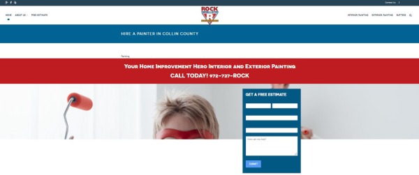 Malowanie naskalne i rynny - Malarze Frisco