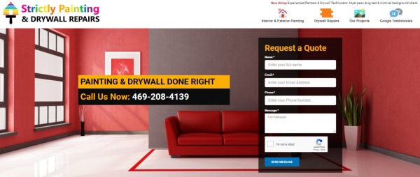 Ściśle malowanie i naprawa płyt gipsowo-kartonowych