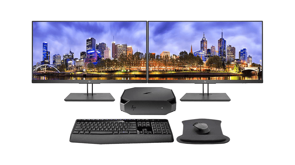 Pachet stație de lucru HP Z2 Mini G4 cu Intel Xeon E-2144G