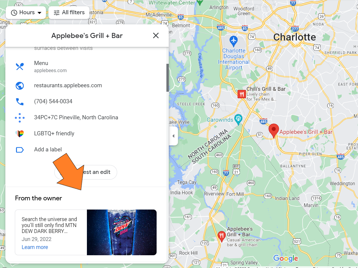 Exemplo de Postagens do Google LocalU Advanced Denver