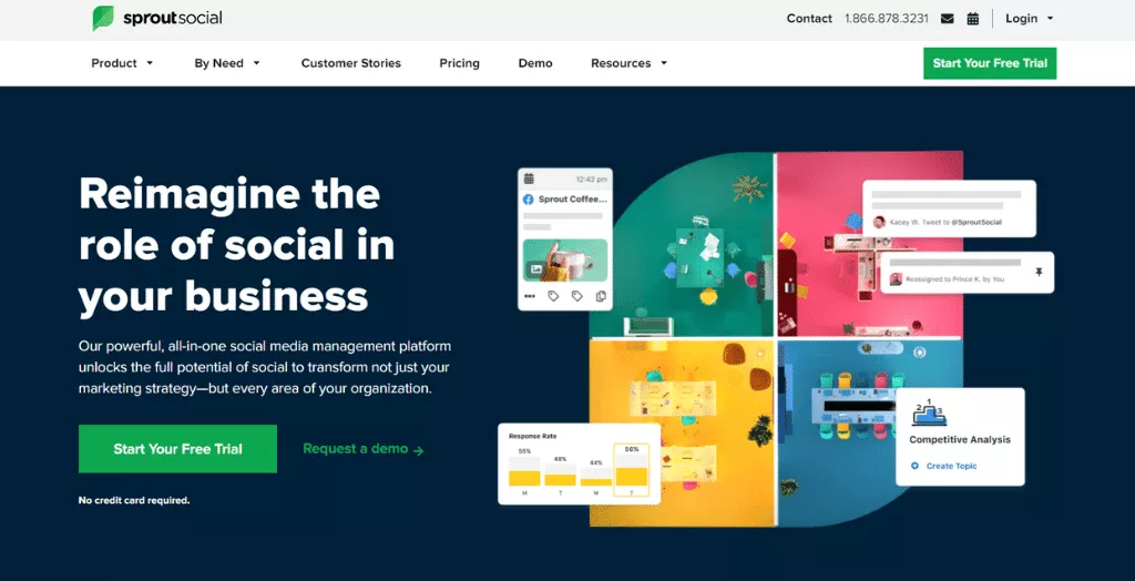 Sprout소셜 소셜 미디어 도구