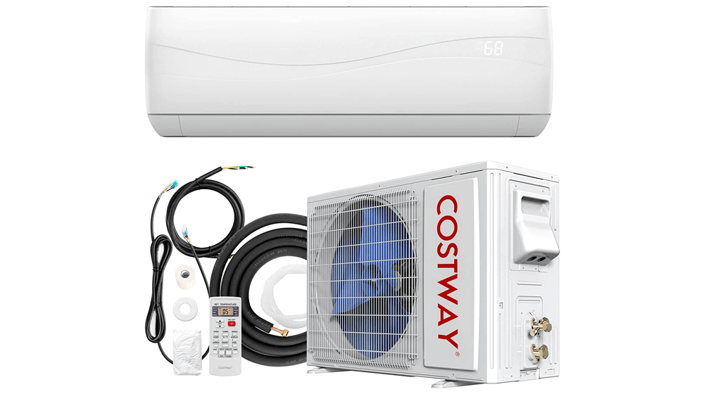 COSTWAY 18000BTU Mini condizionatore d'aria split e riscaldatore