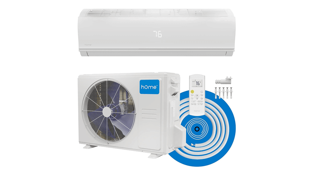 Condizionatore d'aria inverter tipo split homeLabs con funzione di riscaldamento