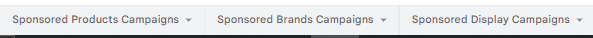 Farklı kampanya türleri (Sponsorlu Ürünler, Sponsorlu Markalar, Sponsorlu Gösterim)