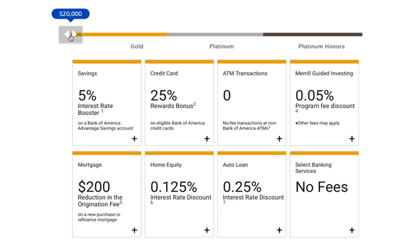 美國銀行會員計劃稱為 Preferred Rewards