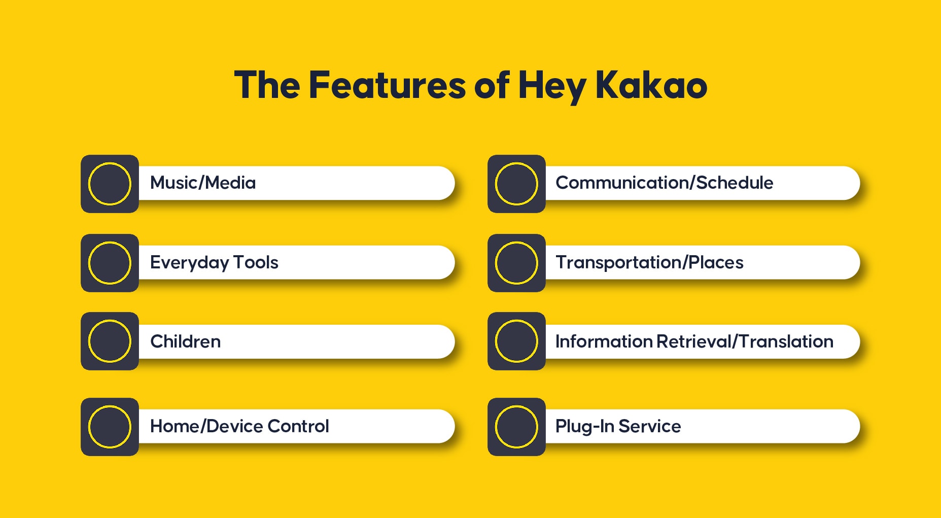 As características de Hey Kakao | Inquivix