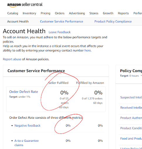 อัพเดตความสมบูรณ์ของบัญชีกลางของผู้ขาย amazon