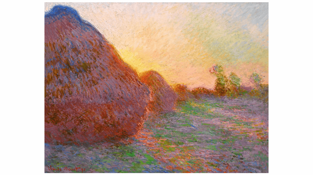 Meules, Claude Monet, 1901 Pintura impresionista de Monet Lámina fotográfica