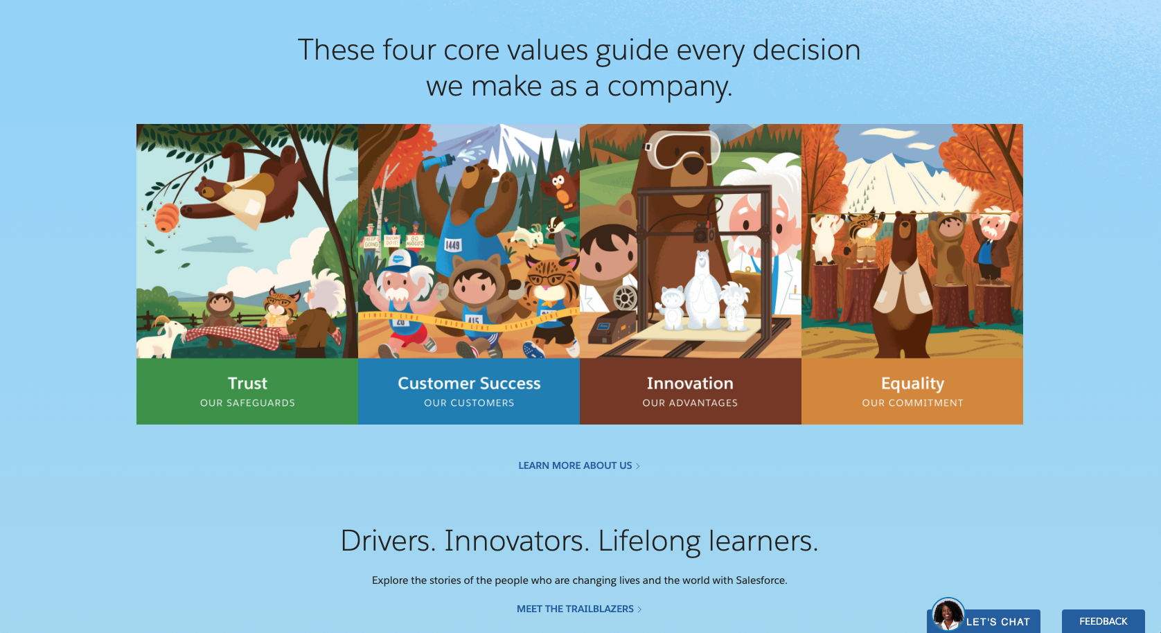 Exemple de CTA significatif An example of a meaningful CTA.