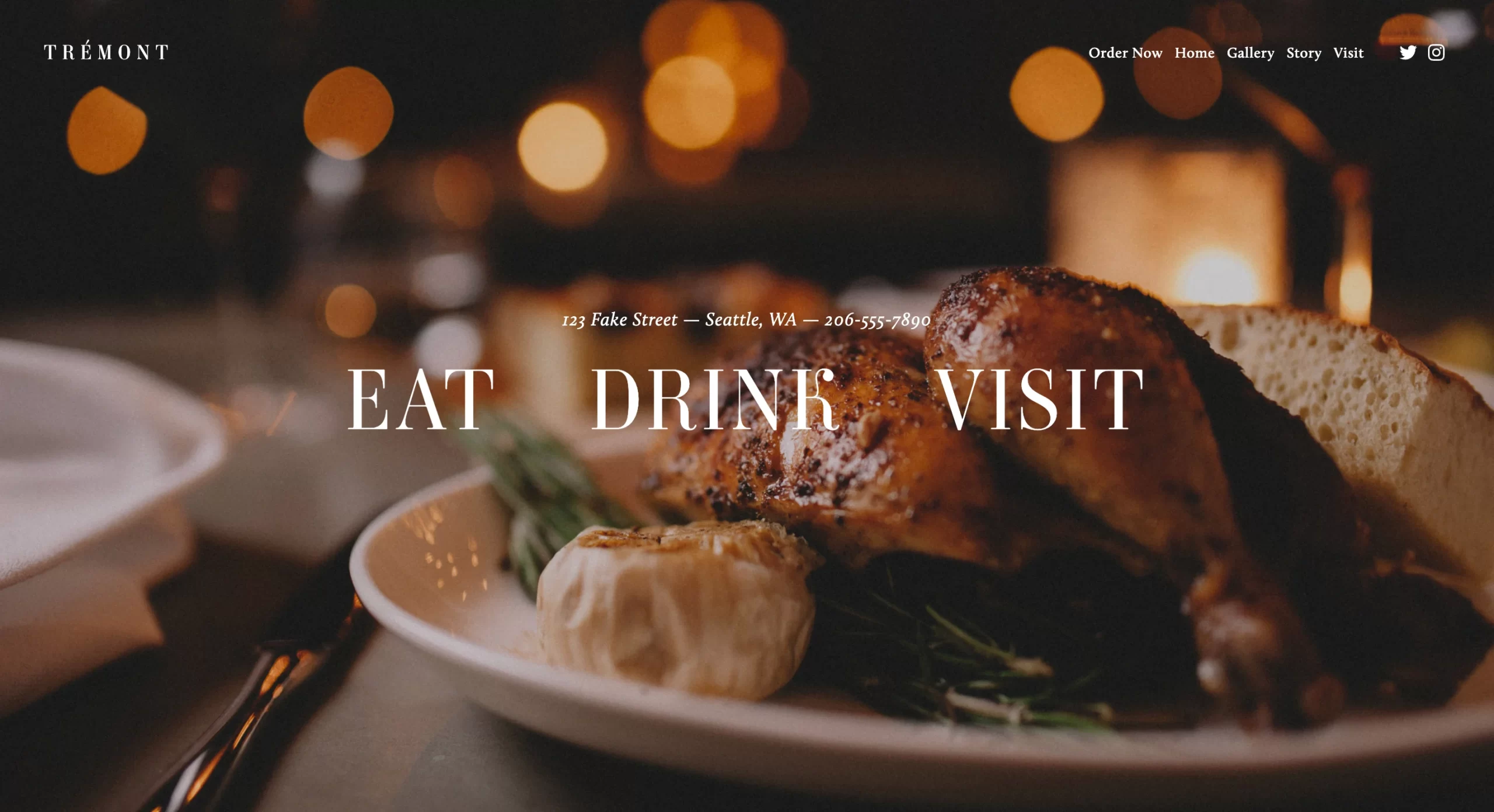 Modelos do Squarespace