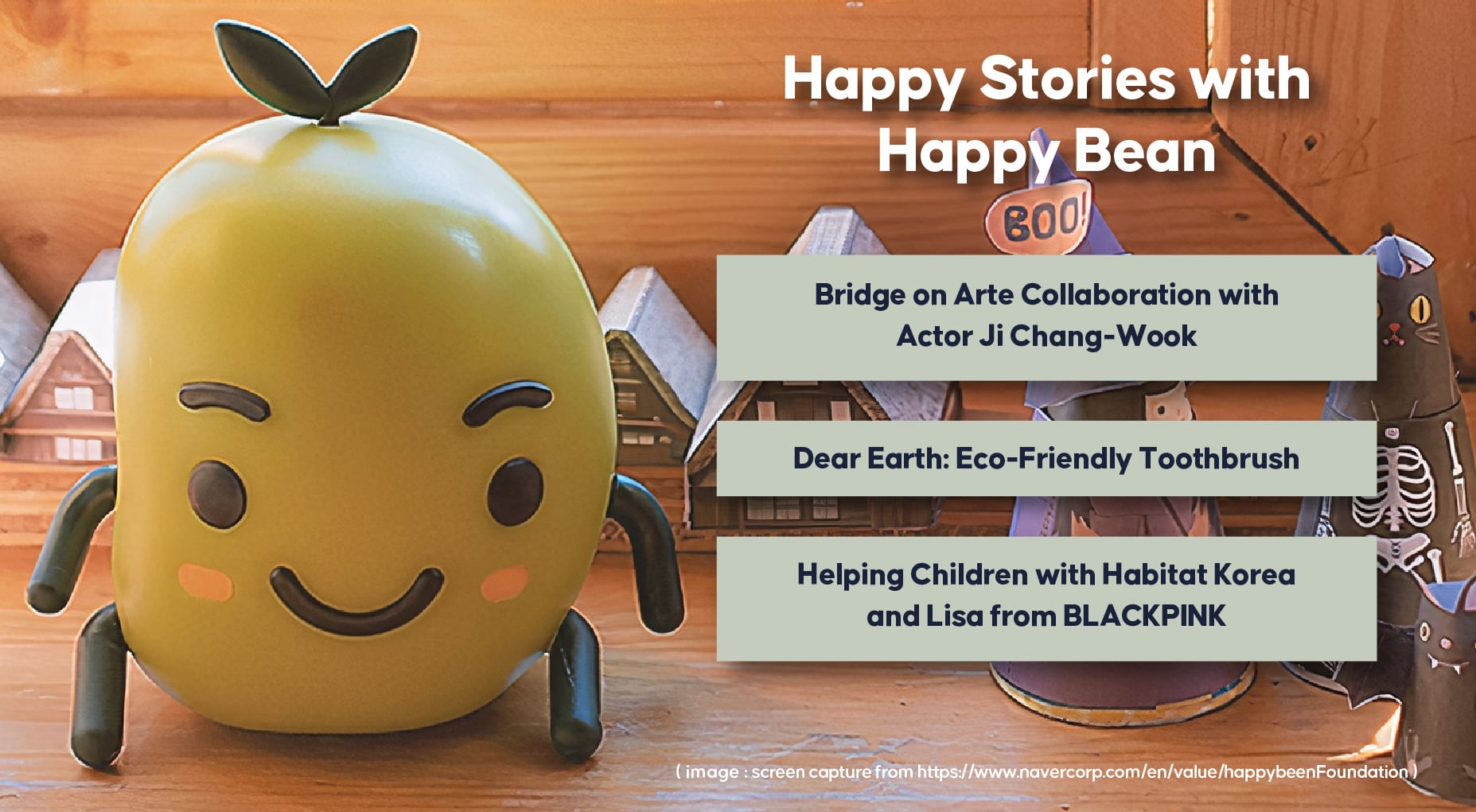 Cerita bahagia dengan Naver Happybean | pertanyaan