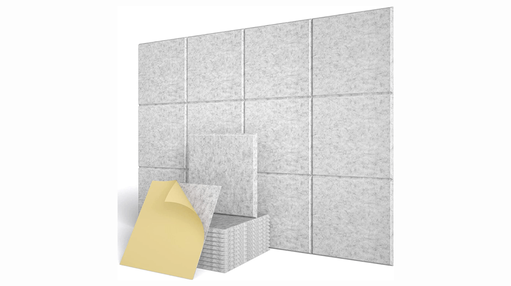 Самоклеящиеся акустические панели Lebenforce, 12 шт. в упаковке