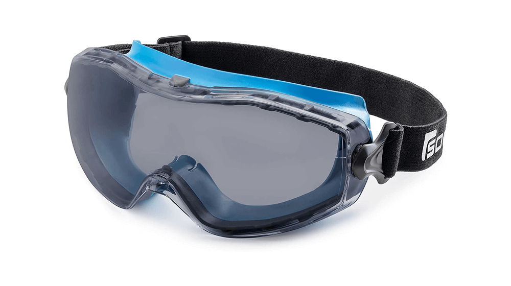 個体。ぴったりフィットする安全ゴーグル