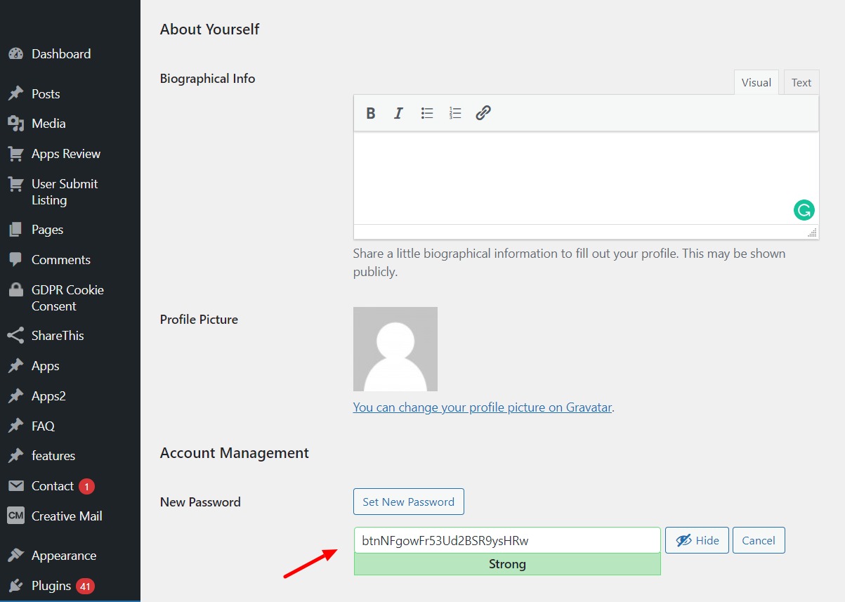 รหัสผ่านที่รัดกุมและการอนุญาตของผู้ใช้