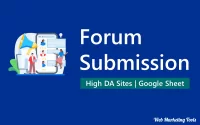 500+ Forum Submission Sites List (Category Wise, Do-Follow, Free & High PR )