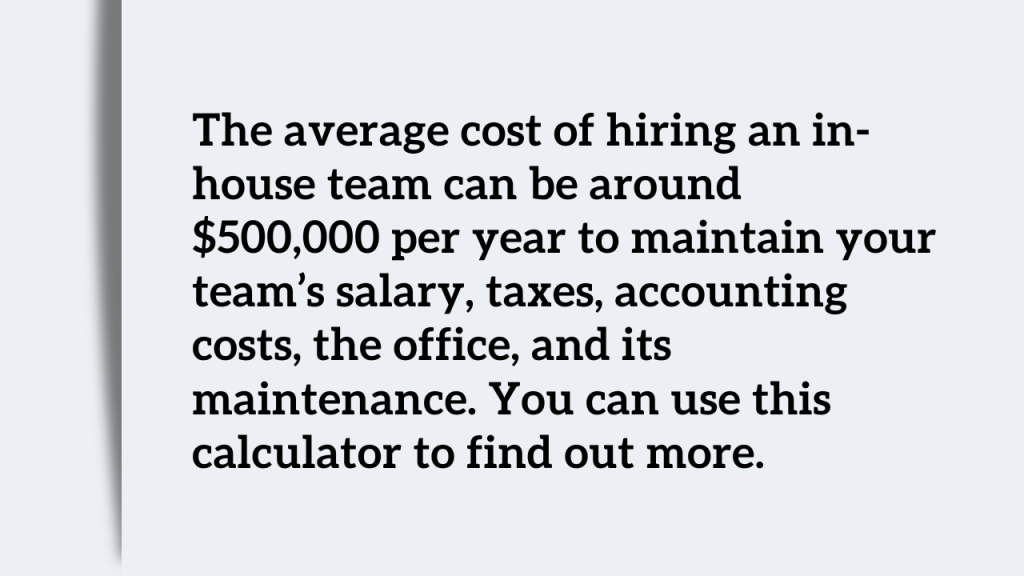 Bauen Sie ein internes Team auf