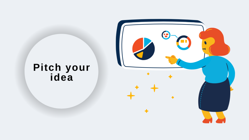 Präsentieren Sie Ihre Idee