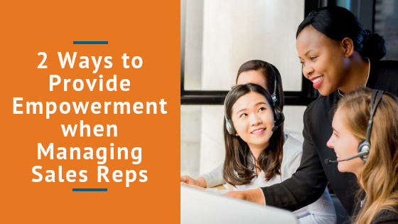 Gerenciando representantes de vendas