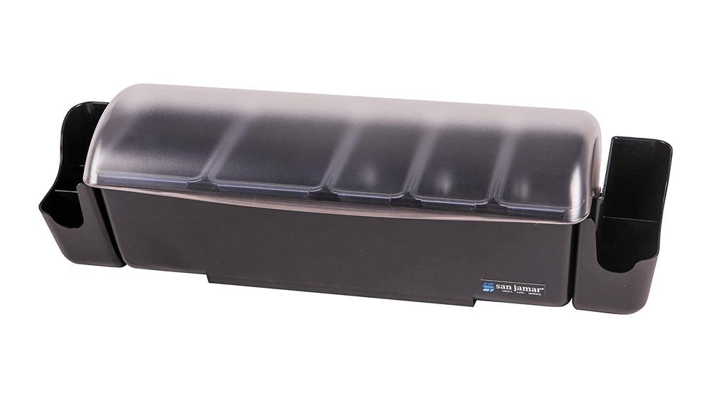 San Jamar BD4023S 9 Piece The Dome Garnish Center