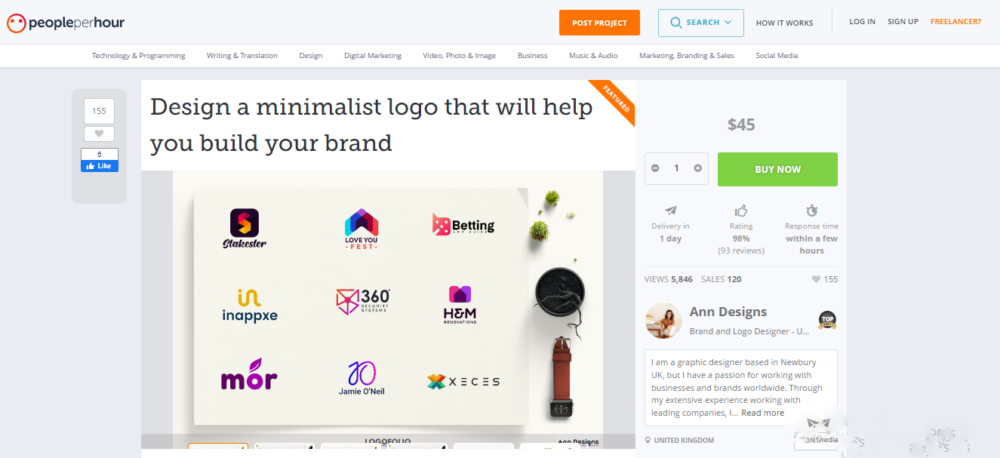 PeoplePerHour のレビュー