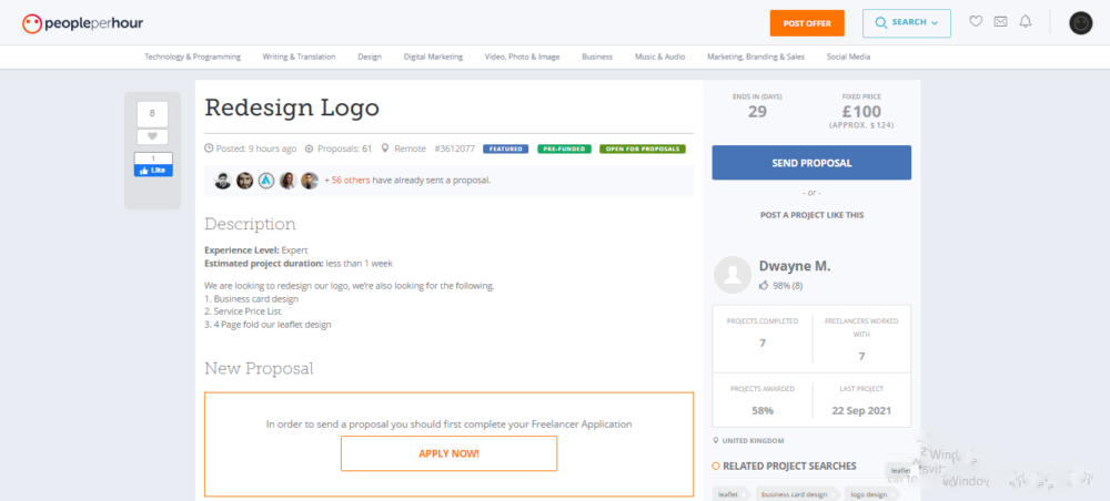 PeoplePerHour のレビュー
