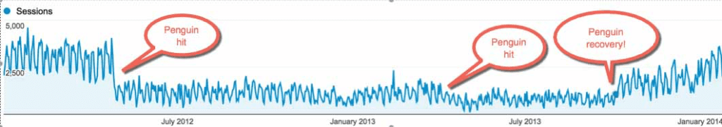 Recuperación de pingüinos