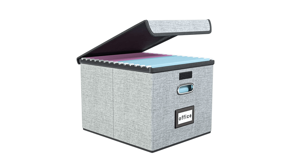 ترقية صندوق منظم الملفات المحمول مع الأغطية