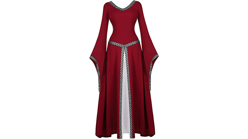 ชุด Zhitunemi Renaissance สำหรับผู้หญิงแต่งตัวเครื่องแต่งกายในยุคกลางฮาโลวีน