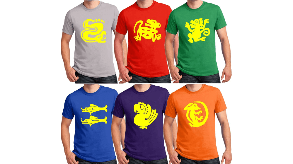 เสื้อยืดกลุ่ม Hidden Temple Team Halloween Costume Men's