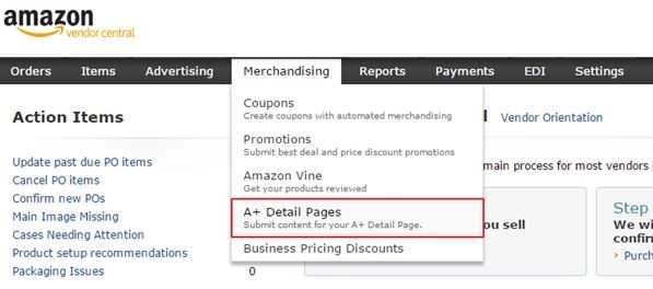 亚马逊一加页面创建