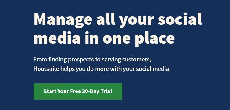 จัดการช่องทางโซเชียลมีเดียทั้งหมด Hootsuite