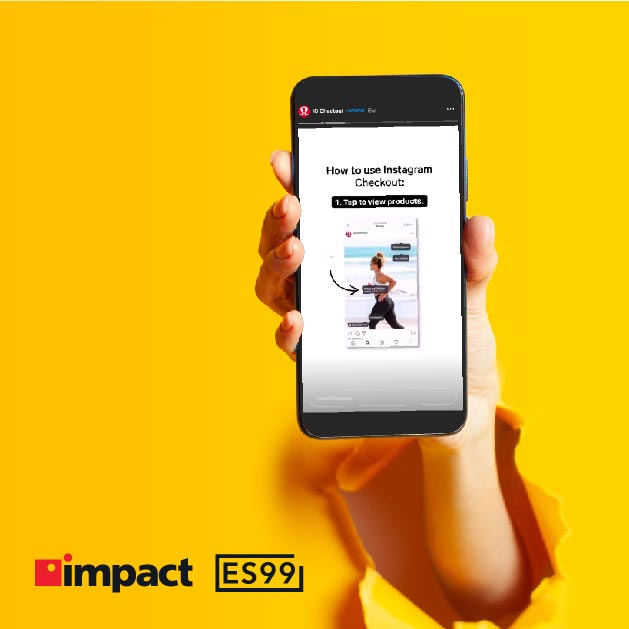 플랫폼을 통해 직접 제품을 홍보하기 위해 Instagram을 사용하는 브랜드의 예