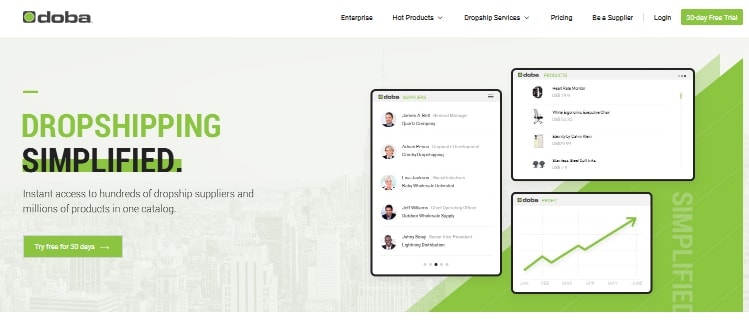 fournisseur dropshipping doba