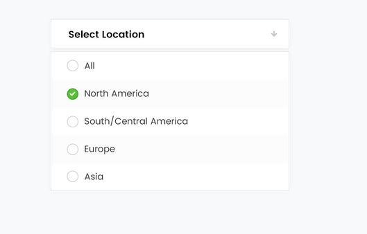 サプライヤーを選択するためのsalehooフィルターオプション