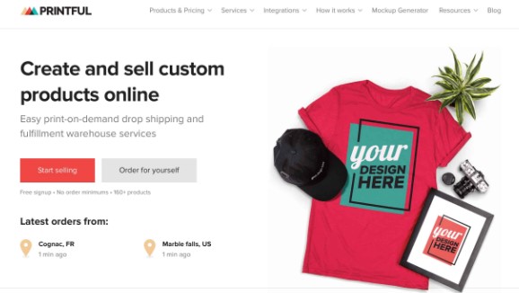 تطبيق دروبشيبينغ المطبوع