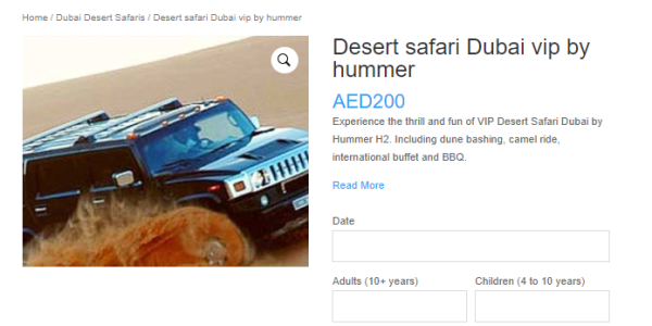 Safari gurun Dubai VIP oleh hummer