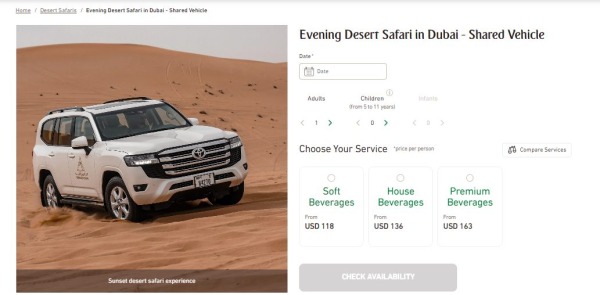 Safari Gurun Malam di Dubai
