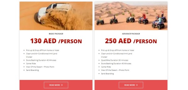 Safari Gurun Pagi Dubai