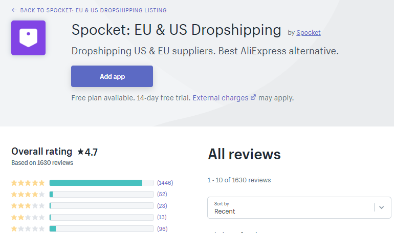 การจัดระดับดาวรีวิว spocket