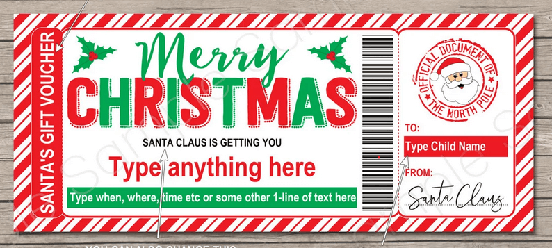 Urlaub digitale Geschenkkarte