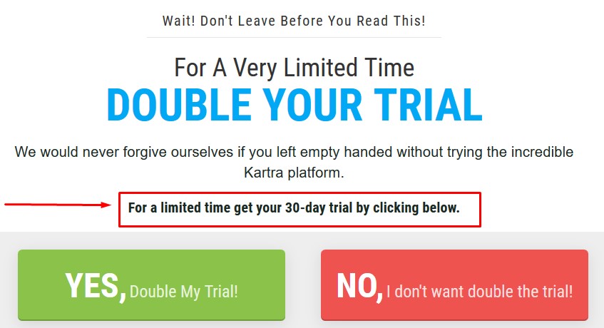 kartra 30 Tage kostenlos testen