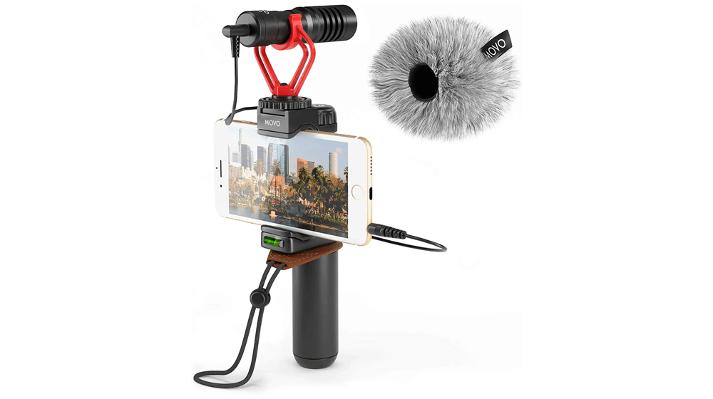 Movo Smartphone-Video-Rig mit Shotgun-Mikrofon
