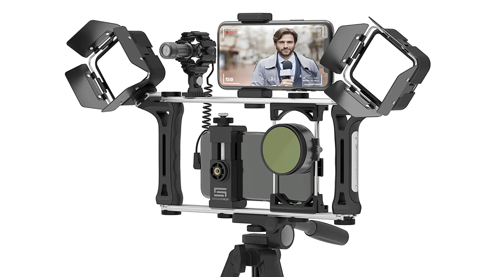 DREAMGRIP Evolution MOJO 2 Plus Universelles modulares Video-Rig-Kit für iPhone
