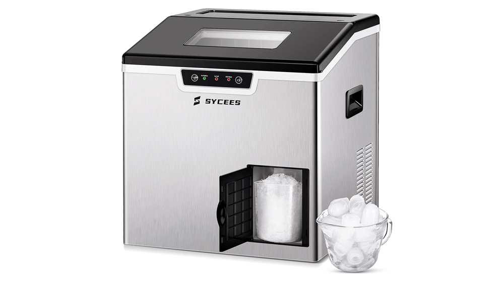 SYCEES 2'si 1 Arada Buz Makinesi ve Buz Tıraş Makinesi Tezgahı