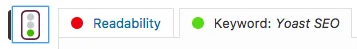 Yoast SEO 插件紅綠燈